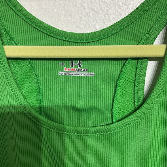 Under Armour Green Tank Sz L - Picture 4 of 9